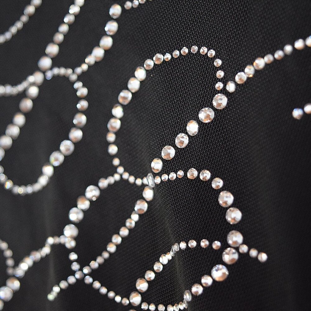 NWOT Rhinestone Mesh Top - Picture 5 of 5